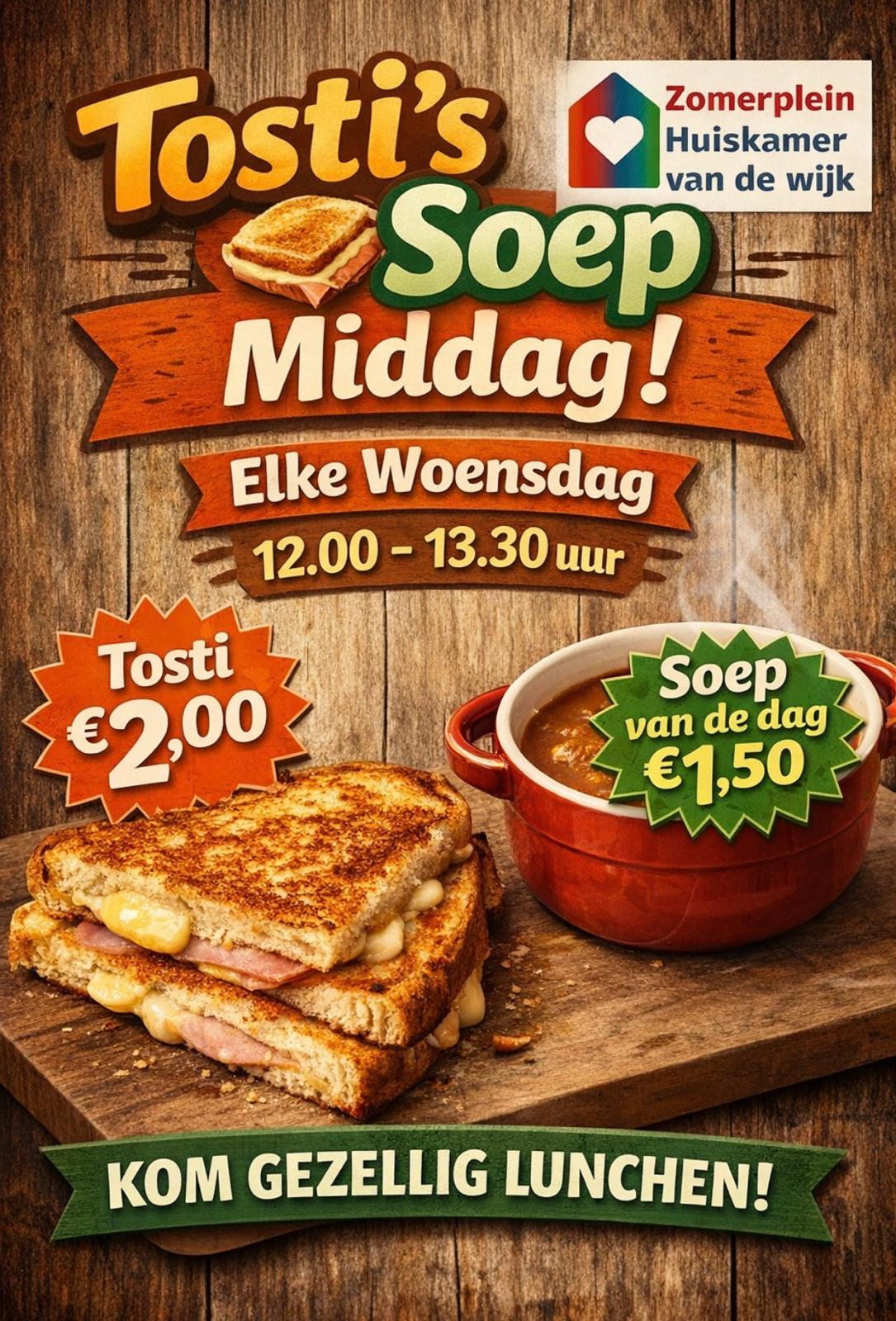 Tosti en Soepmiddag